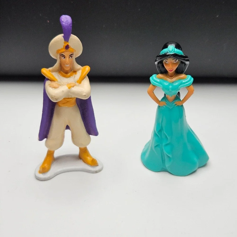 Disney Aladdin & Jasmine‎ PVC Figurine Lot Small Figures Cake Toppers